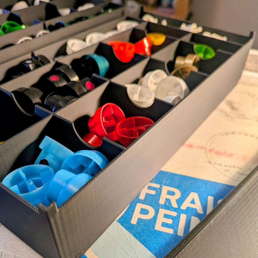 Cap organizer pour aérosols