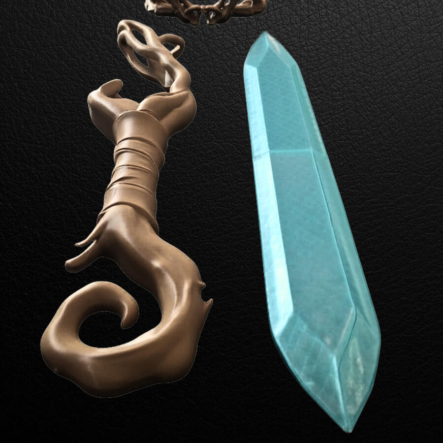 Cosplay props - Druid tourmaline blade 3 Cosplay props - Druid tourmaline blade 3