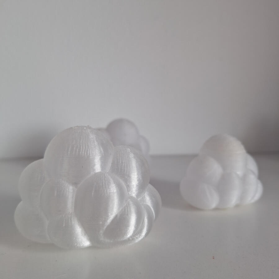 Salt and pepper clouds - miniatures