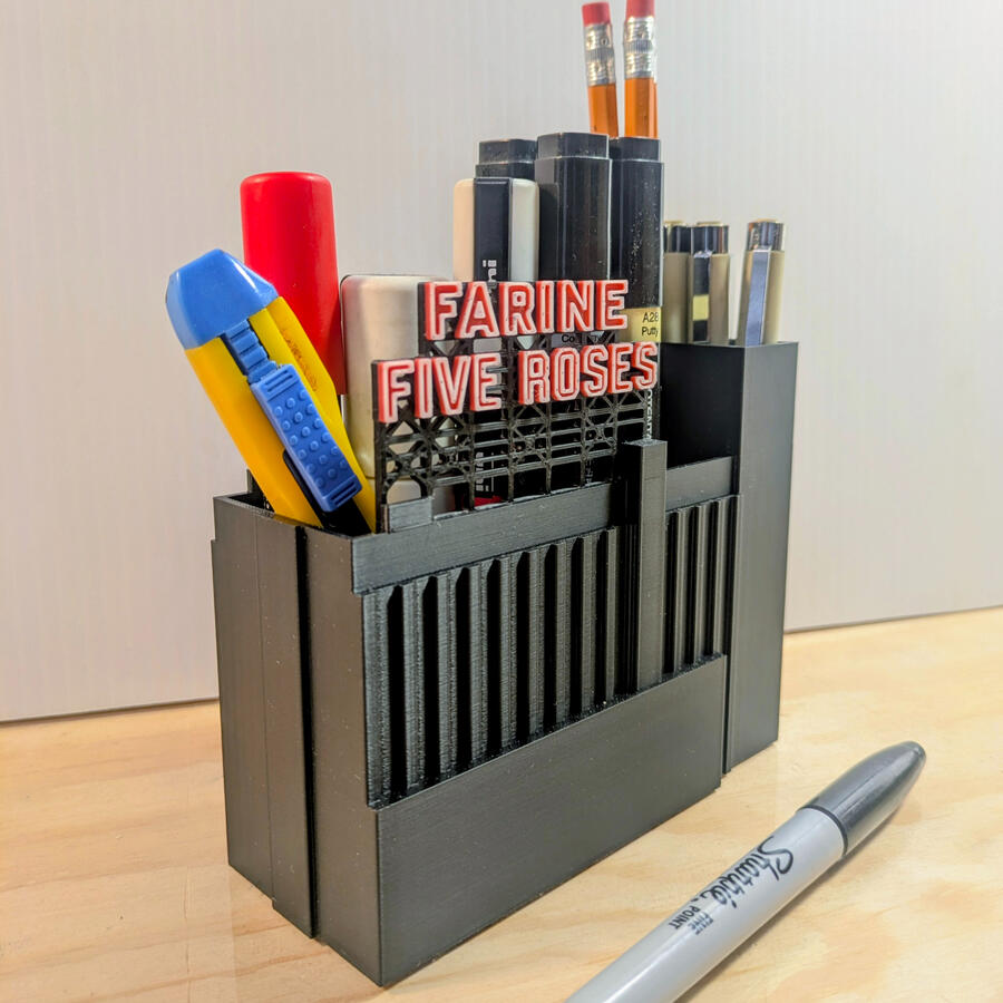 Farine five rose - porte crayon - side2 Farine five rose - porte crayon - side2