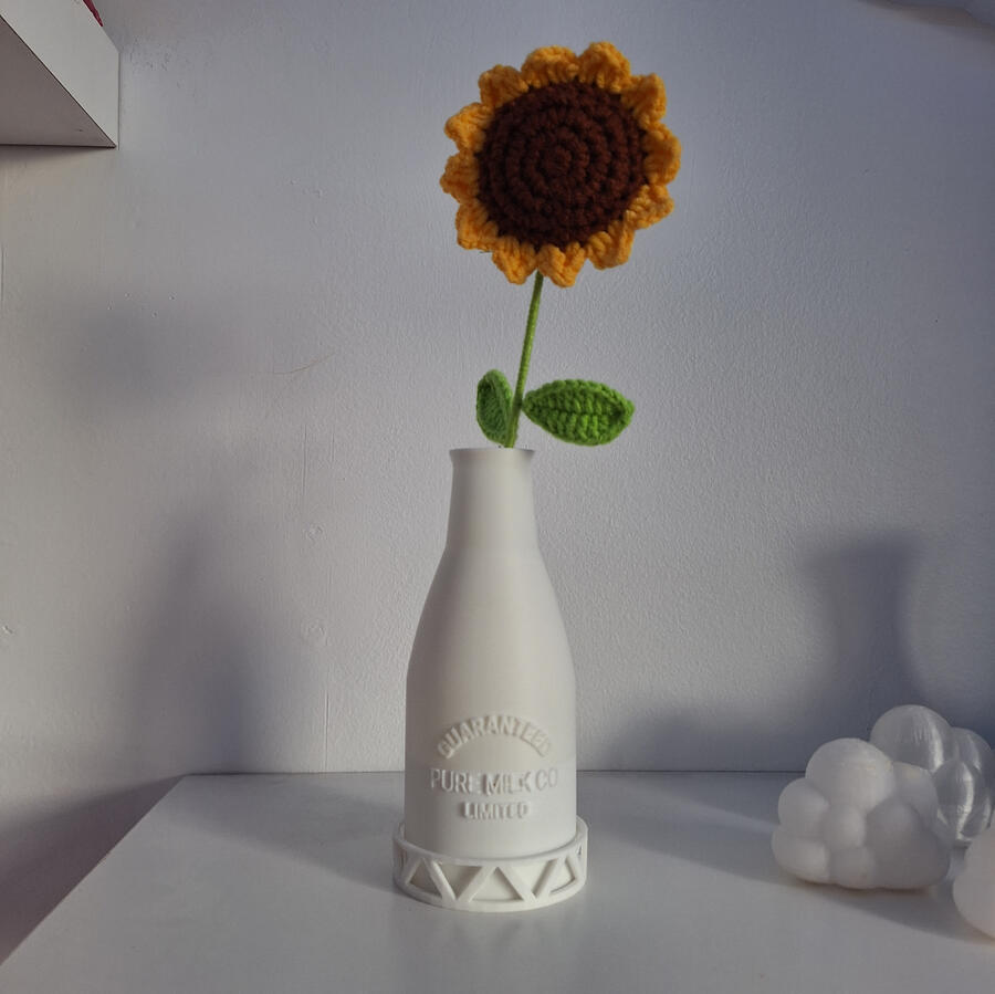 Garanteed pure milk - Vase à fleurs 1 Garanteed pure milk - Vase à fleurs 1